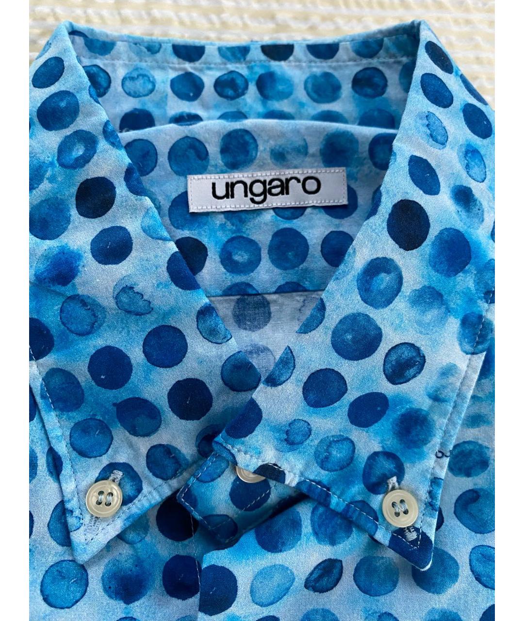 EMANUEL UNGARO Мульти хлопковая кэжуал рубашка, фото 2