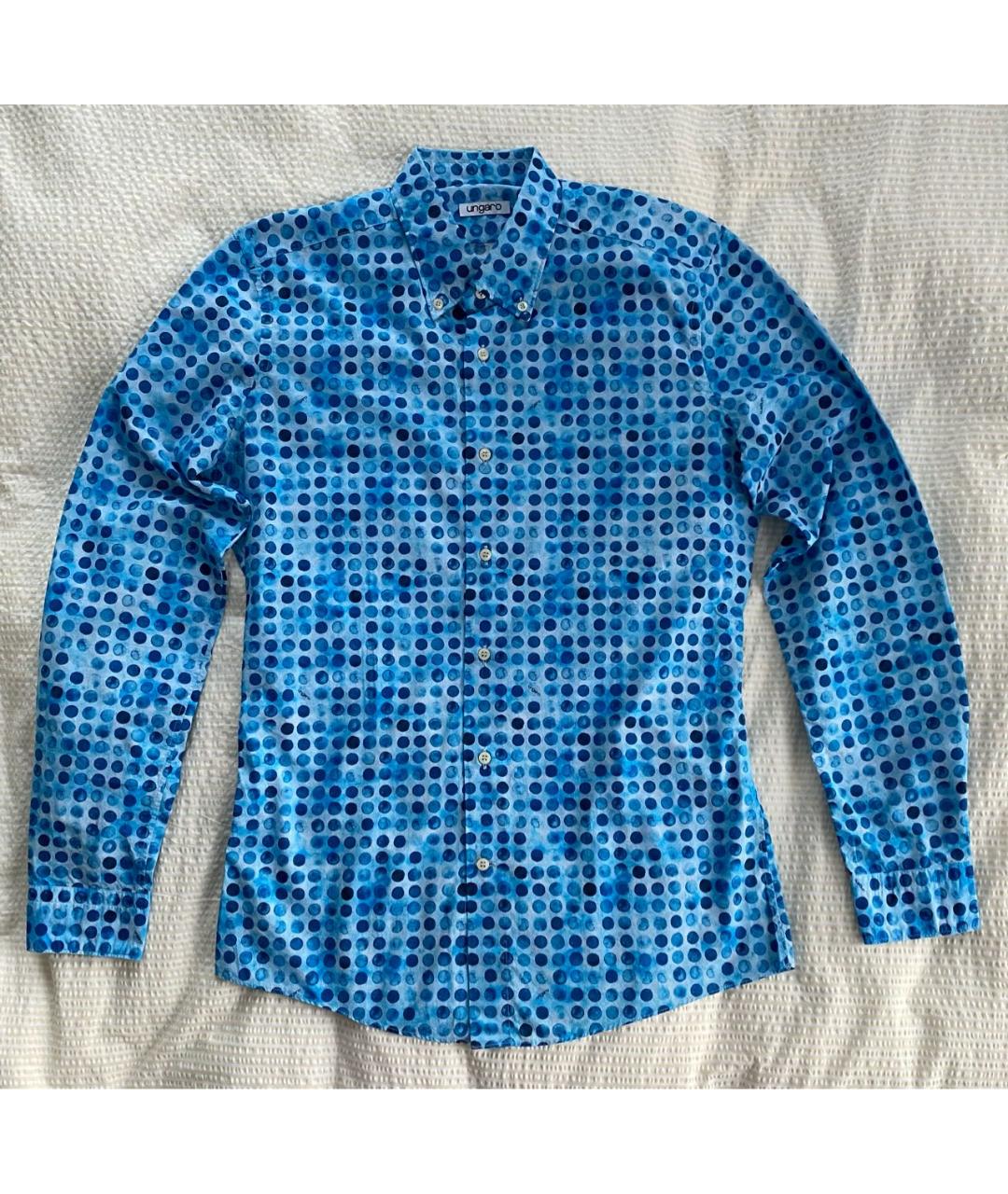 EMANUEL UNGARO Мульти хлопковая кэжуал рубашка, фото 7