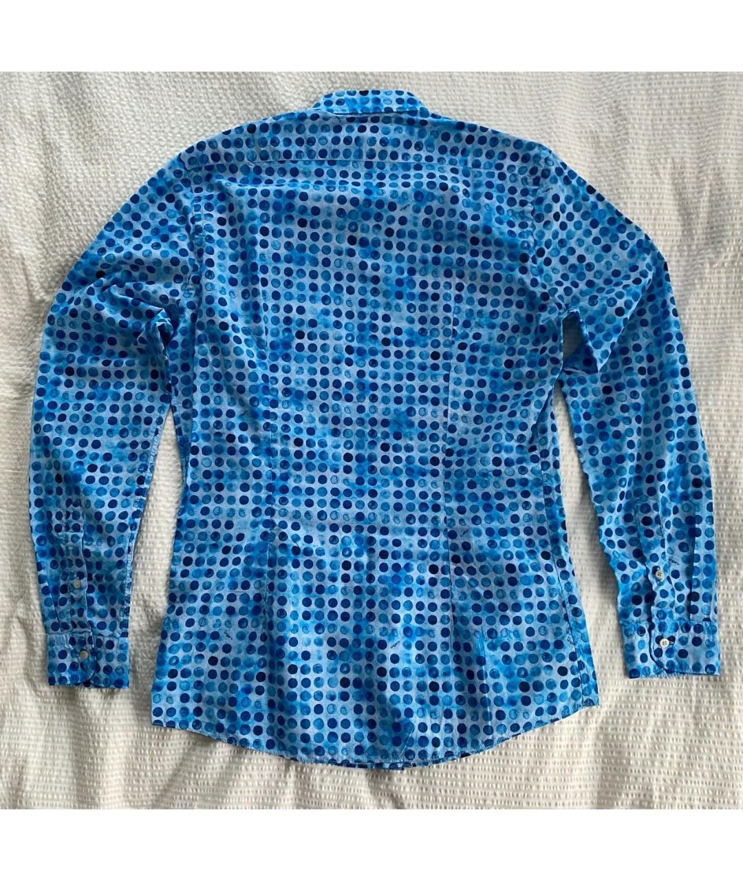 EMANUEL UNGARO Мульти хлопковая кэжуал рубашка, фото 5