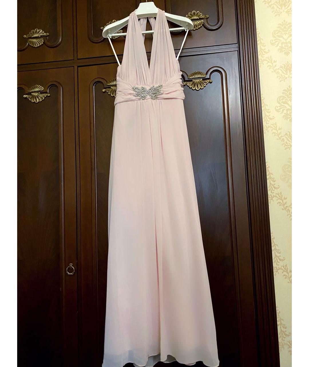 JENNY PACKHAM Розовое полиэстеровое вечернее платье, фото 2