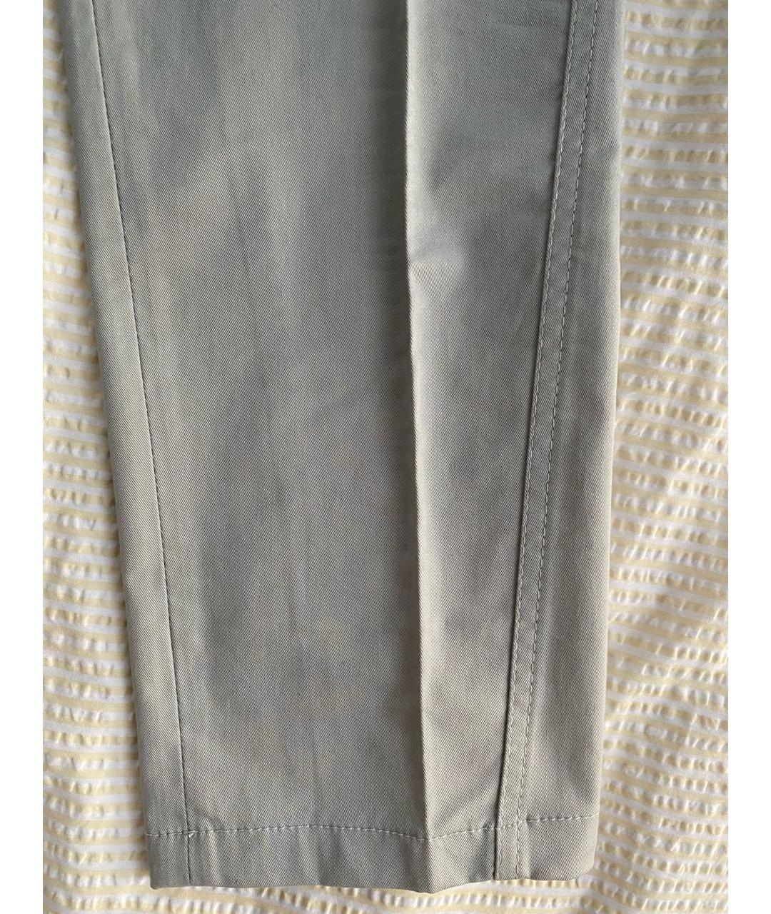 ANTONIO MARRAS Серые хлопко-эластановые брюки чинос, фото 5