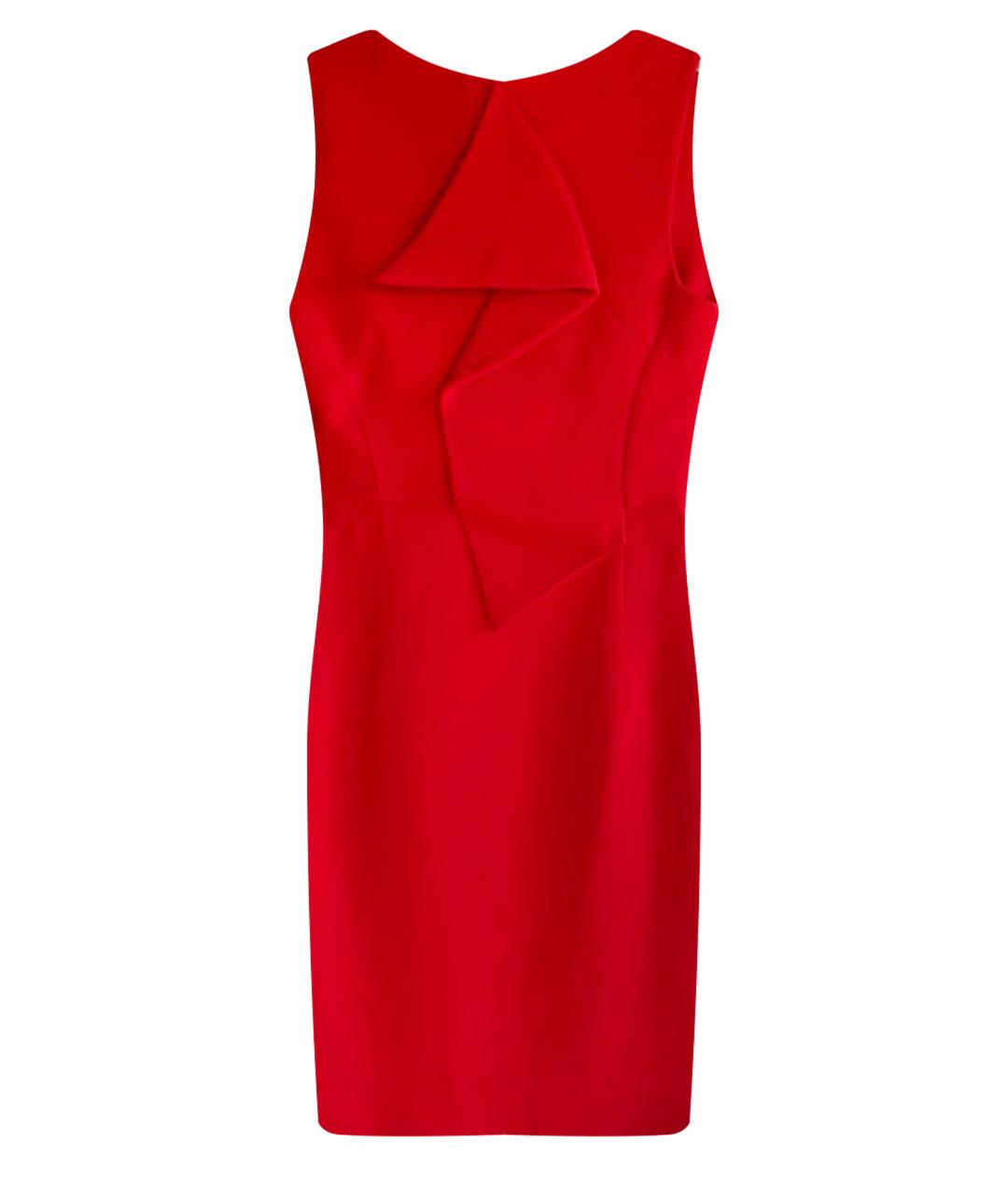 ANTONIO BERARDI Красное вискозное коктейльное платье, фото 1