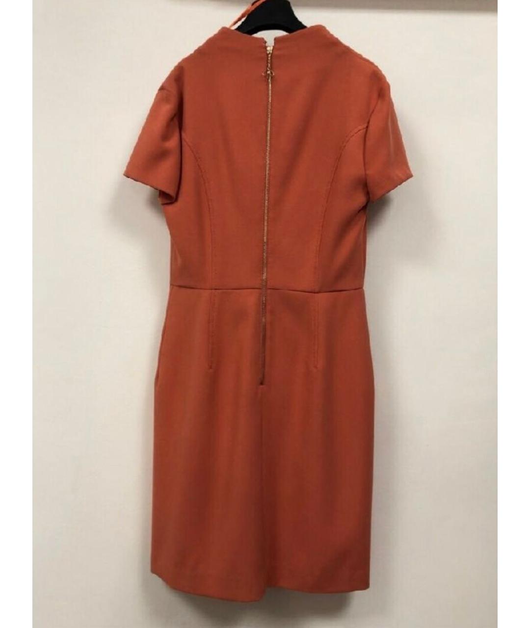 ELISABETTA FRANCHI Оранжевое повседневное платье, фото 2