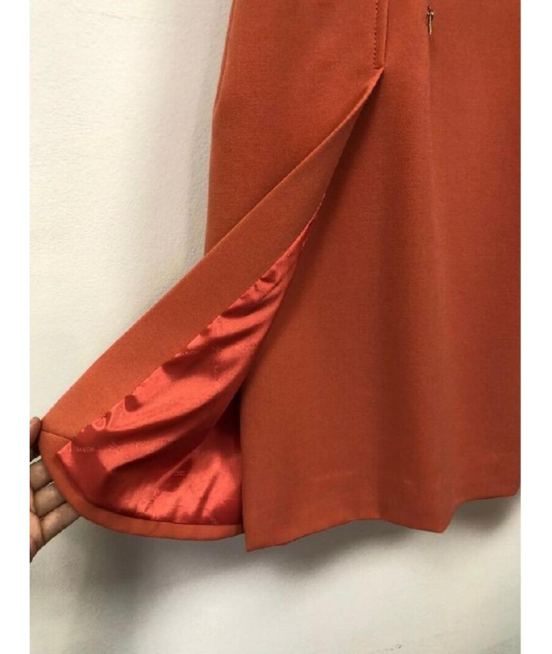 ELISABETTA FRANCHI Оранжевое повседневное платье, фото 4
