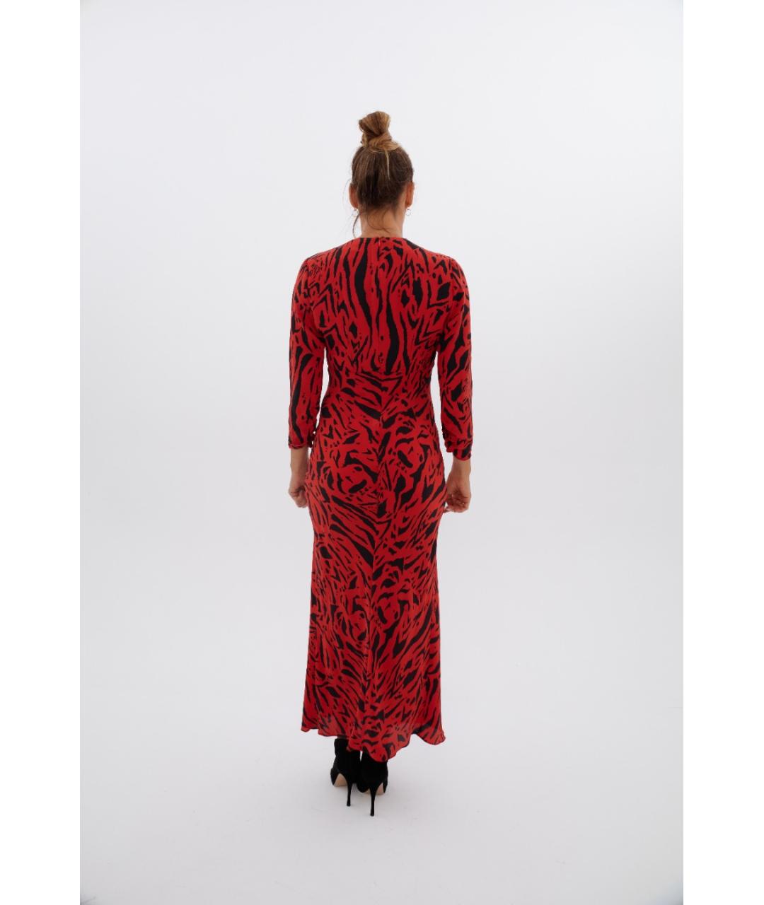 RIXO LONDON Красное вискозное вечернее платье, фото 2