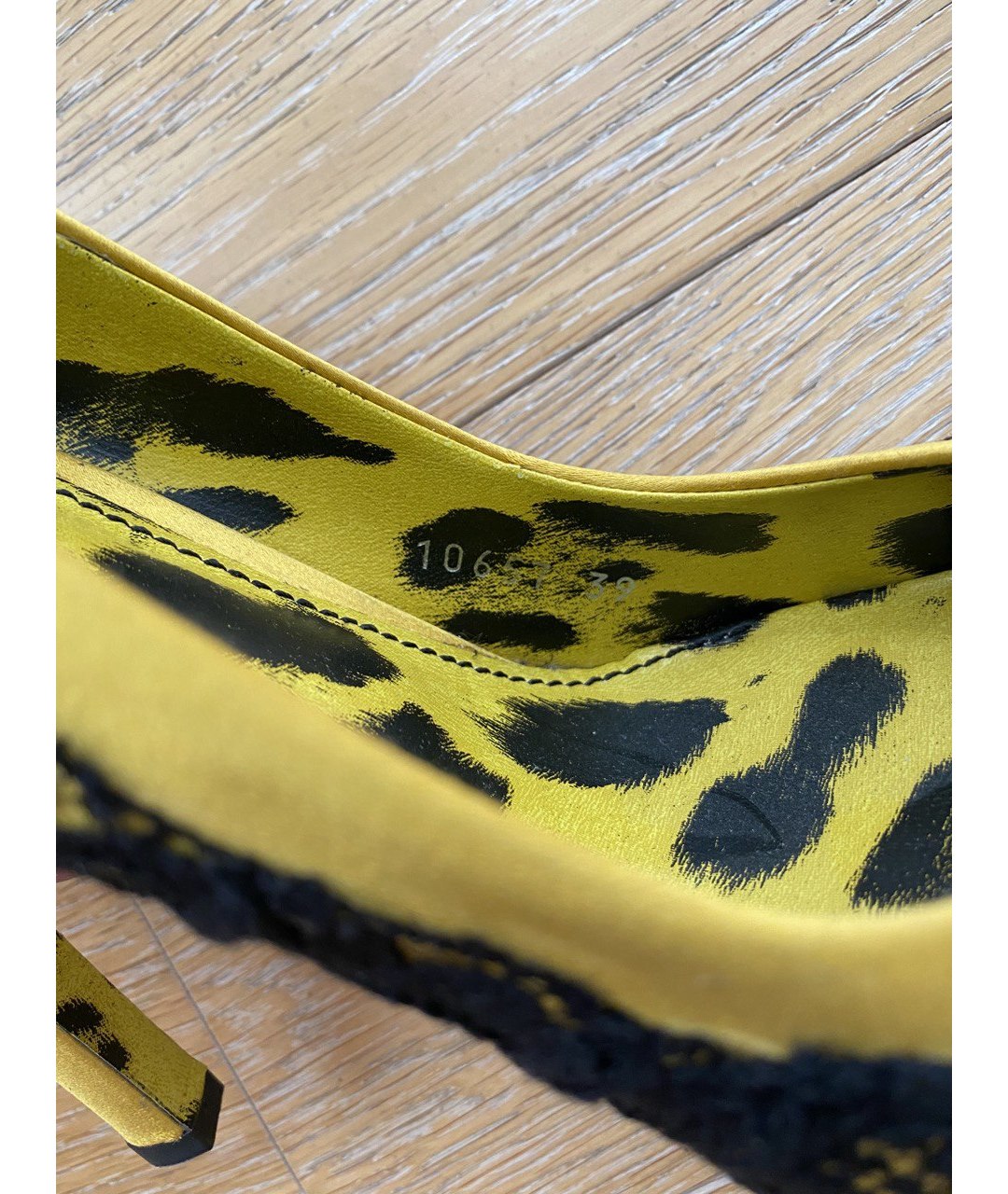 DOLCE&GABBANA Желтые текстильные туфли, фото 7