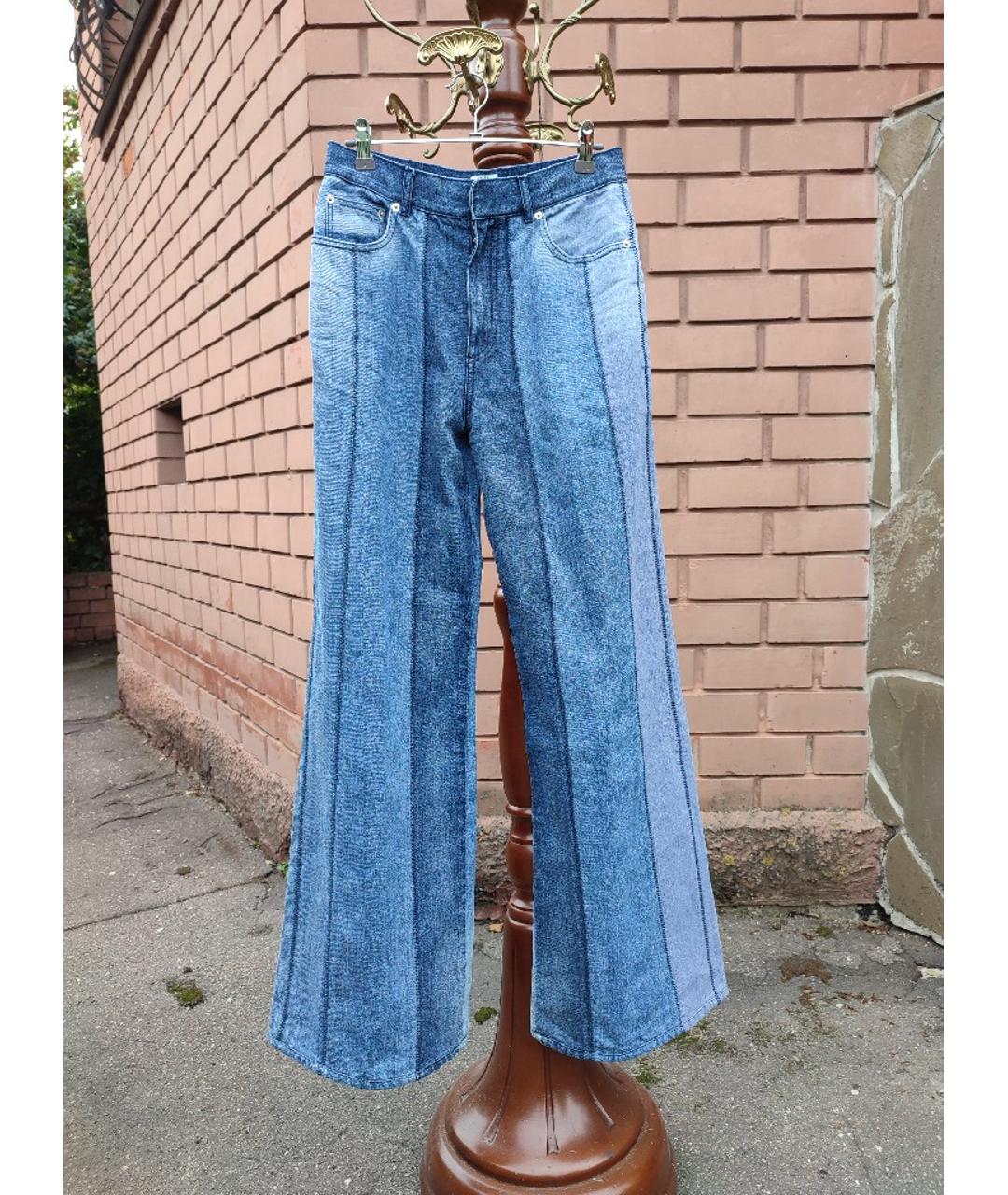 CHRISTIAN DIOR PRE-OWNED Синие хлопковые прямые джинсы, фото 9
