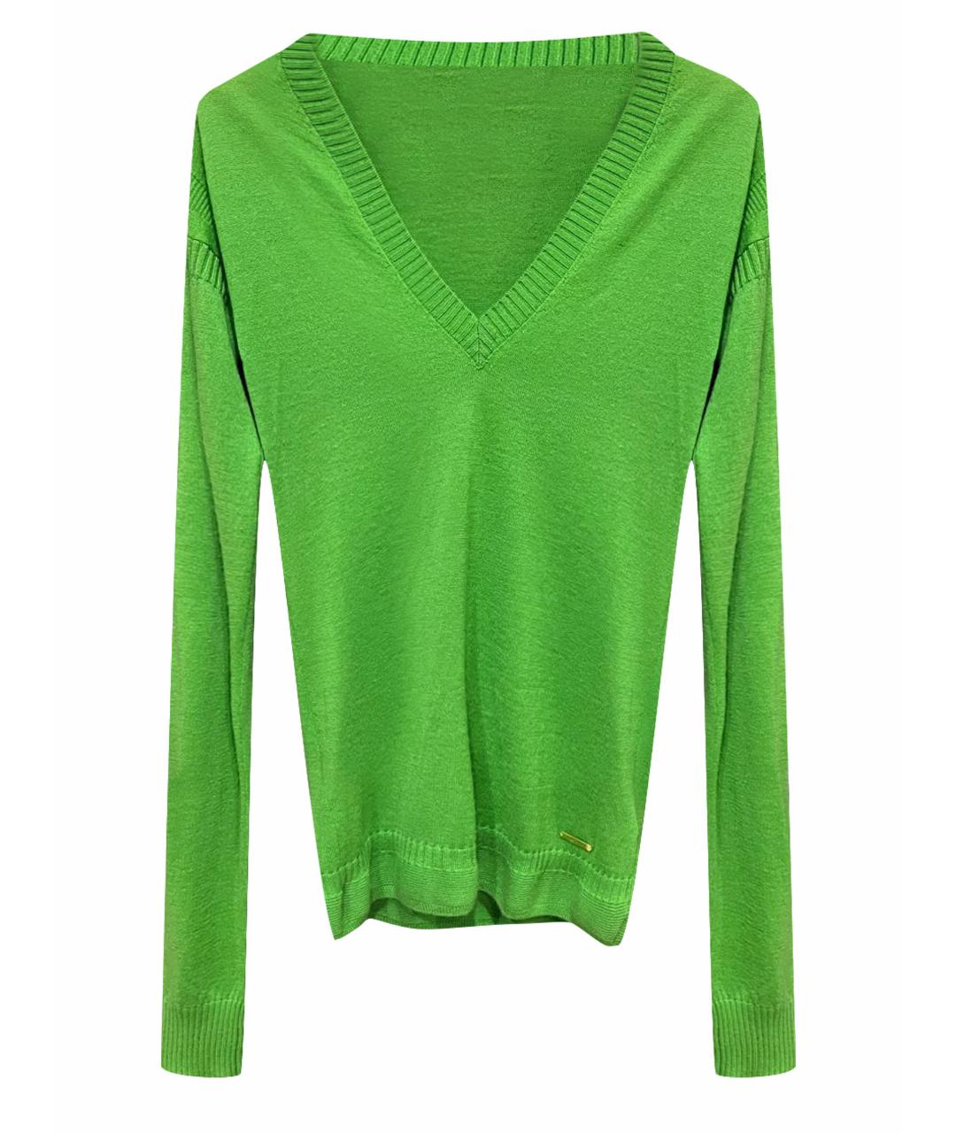 DSQUARED2 Зеленый кашемировый джемпер / свитер, фото 1