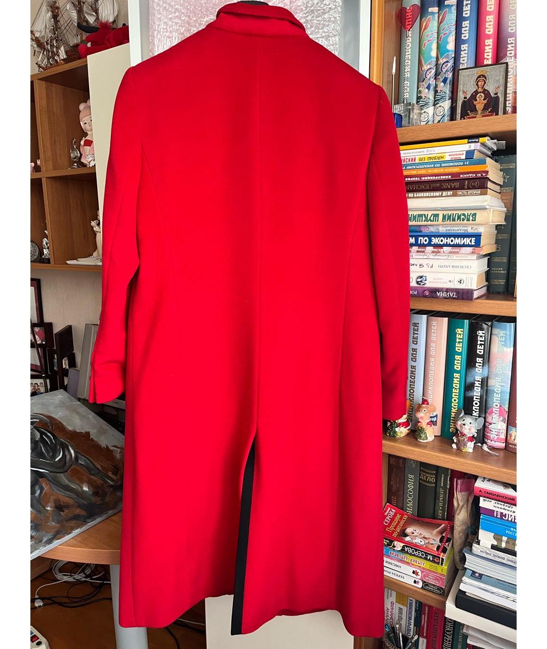 LOUIS FERAUD Красное шерстяное пальто, фото 2