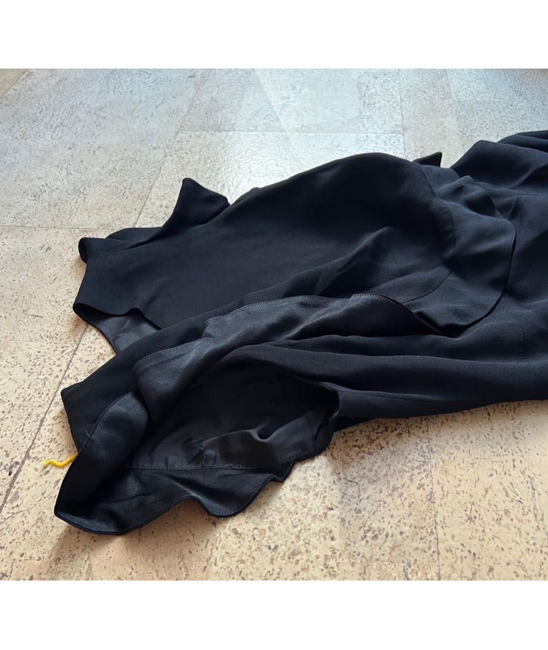 IRIS & INK  Черное вискозное повседневное платье, фото 3