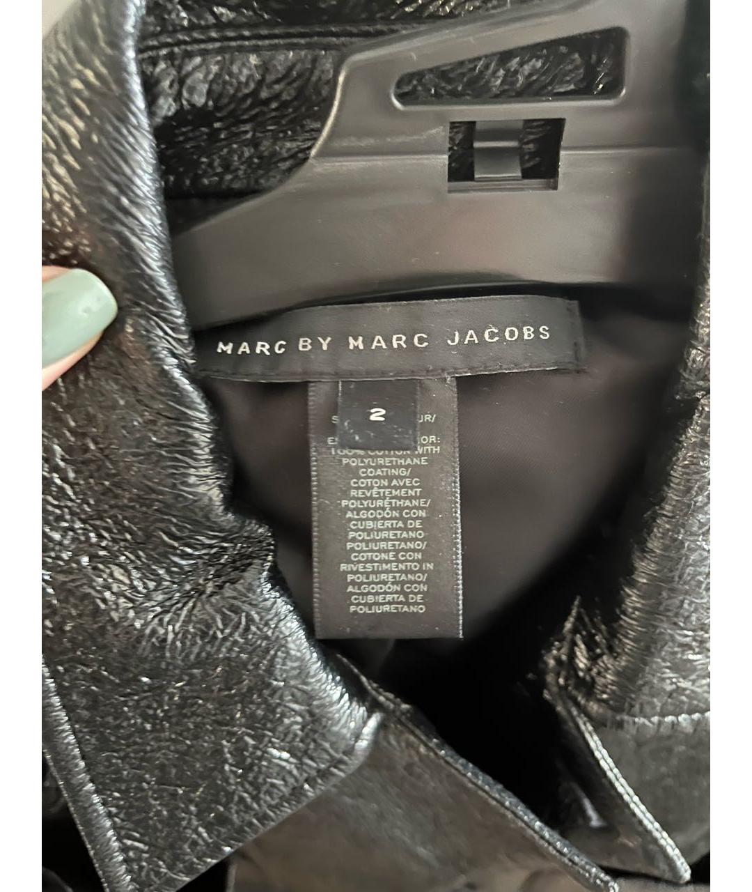 MARC BY MARC JACOBS Черная полиуретановая куртка, фото 3
