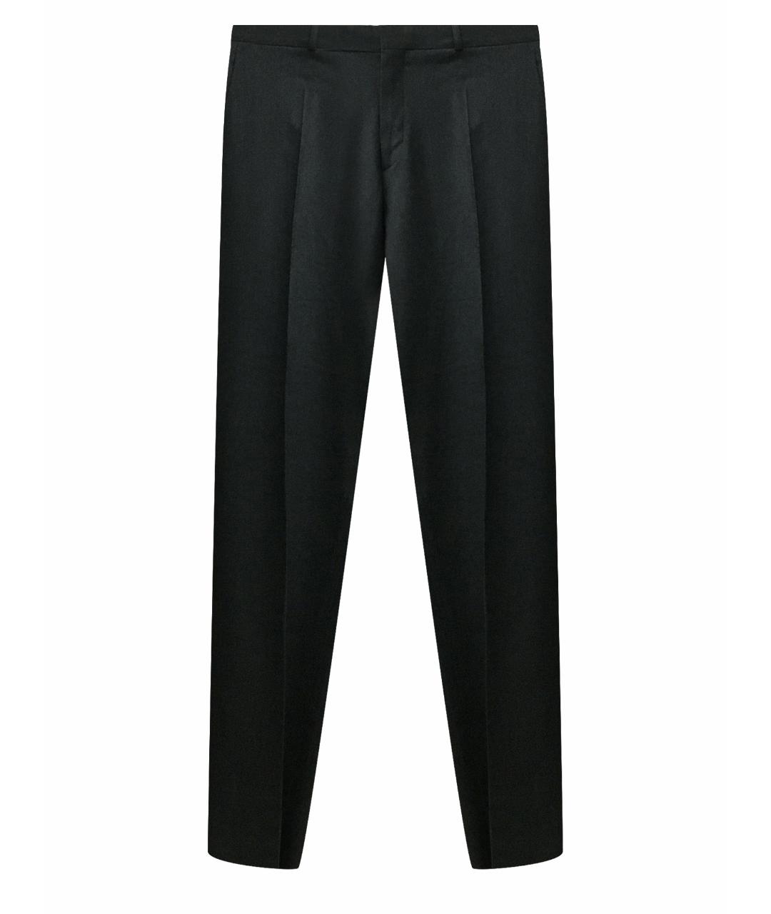CHRISTIAN LACROIX Черные шерстяные классические брюки, фото 1