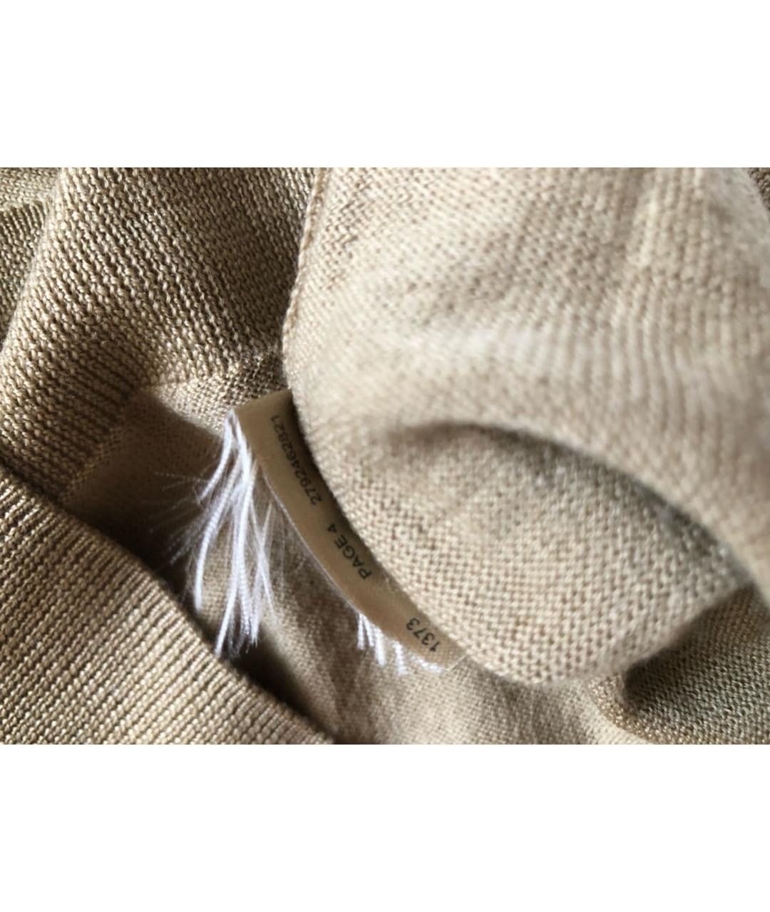 BURBERRY Коричневый шерстяной джемпер / свитер, фото 6