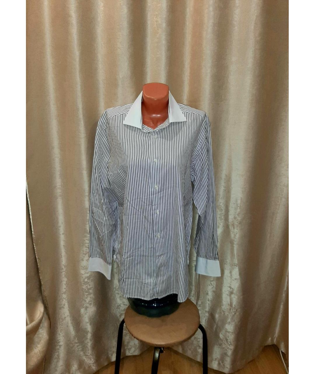 EMANUEL UNGARO Мульти хлопковая классическая рубашка, фото 8