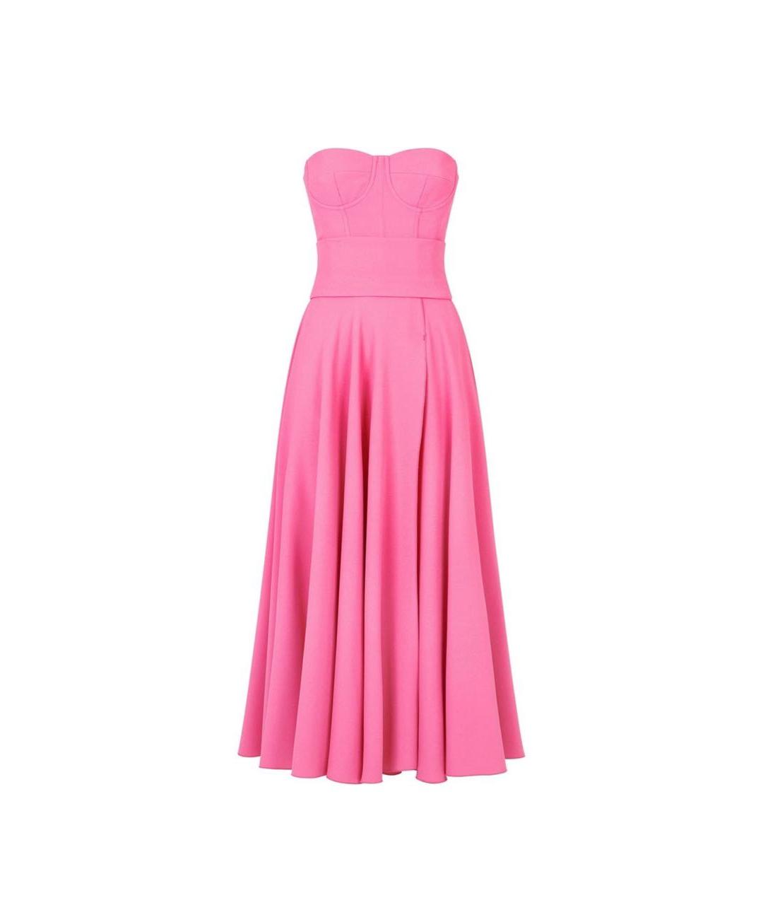 DOLCE&GABBANA Розовое вискозное вечернее платье, фото 1