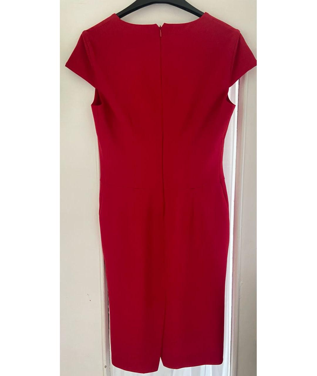 TRUSSARDI Красное синтетическое повседневное платье, фото 2