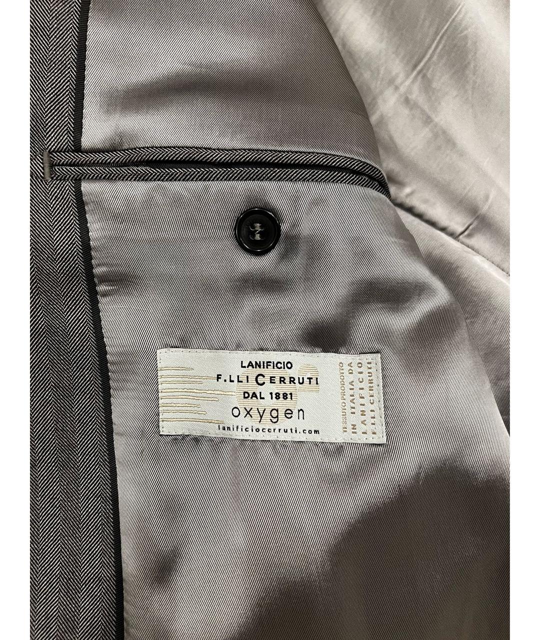CERRUTI 1881 Серый шерстяной пиджак, фото 4
