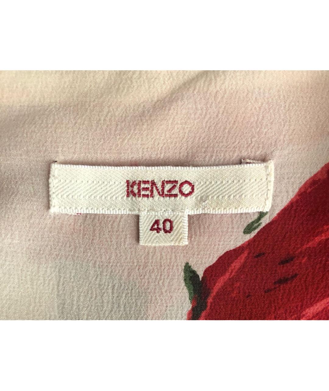 KENZO Шелковая блузы, фото 3