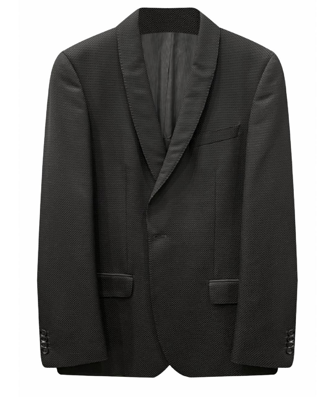 HUGO BOSS Черный шерстяной пиджак, фото 1