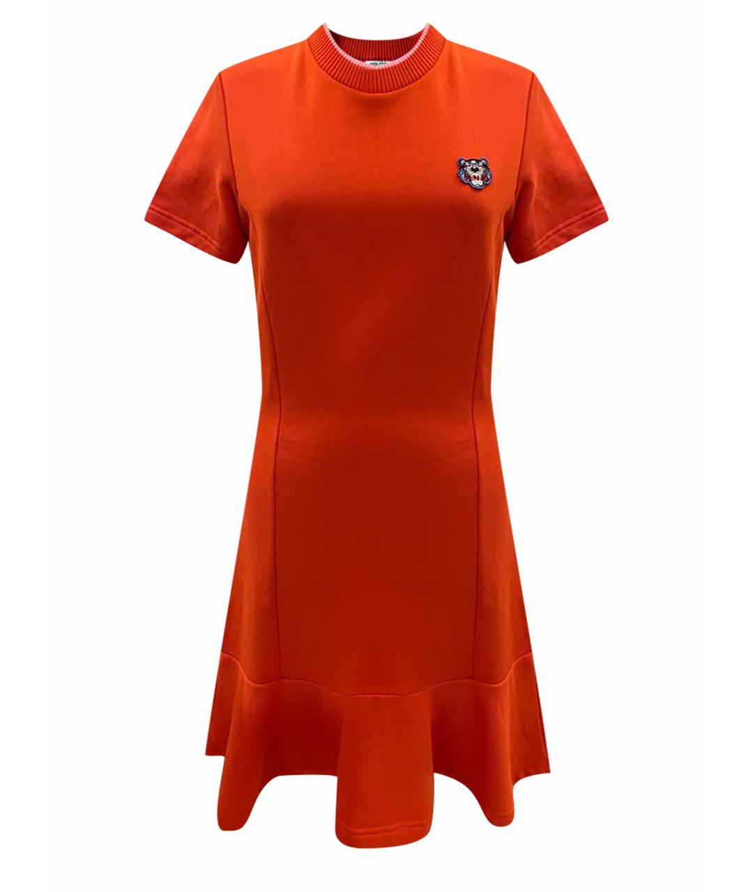 KENZO Оранжевое платье, фото 1