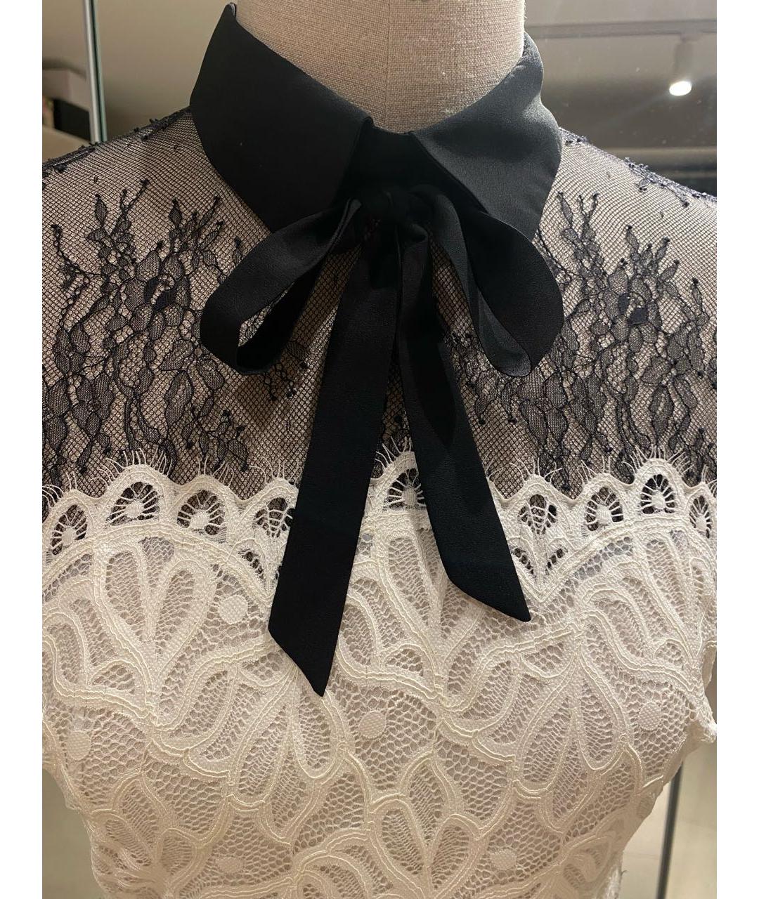 SANDRO Черное кружевное коктейльное платье, фото 4