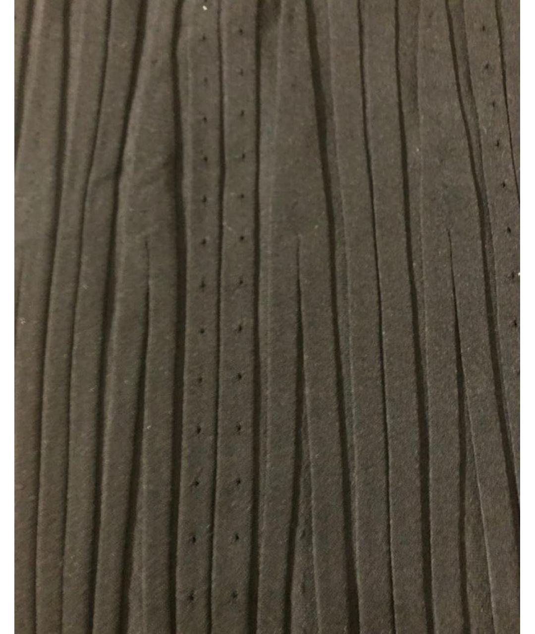 CHANEL PRE-OWNED Черная вискозная юбка миди, фото 2