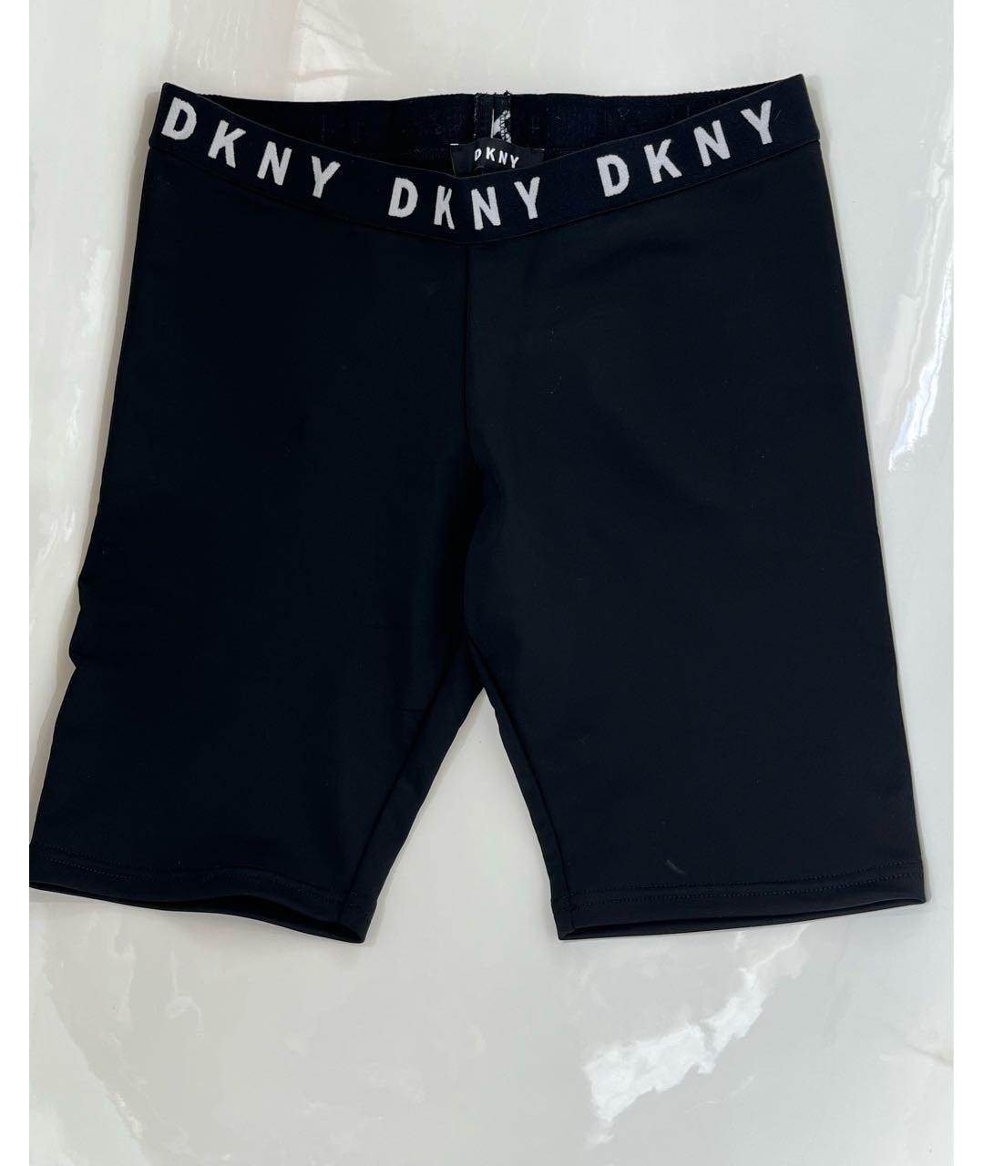 DKNY Черные полиэстеровые брюки и шорты, фото 4