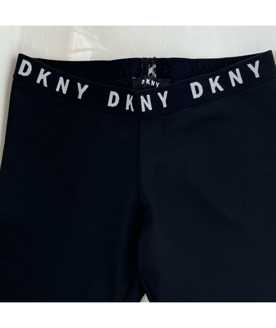 DKNY Черные полиэстеровые брюки и шорты, фото 3