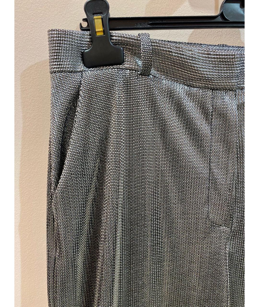 KARL LAGERFELD Серебрянный полиэстеровый костюм с брюками, фото 7