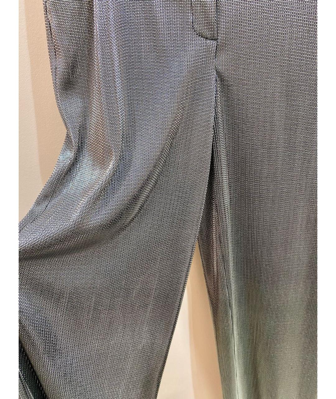 KARL LAGERFELD Серебрянный полиэстеровый костюм с брюками, фото 4