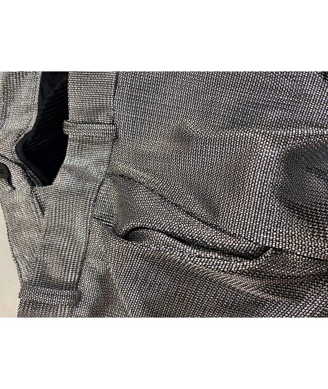 KARL LAGERFELD Серебрянный полиэстеровый костюм с брюками, фото 8