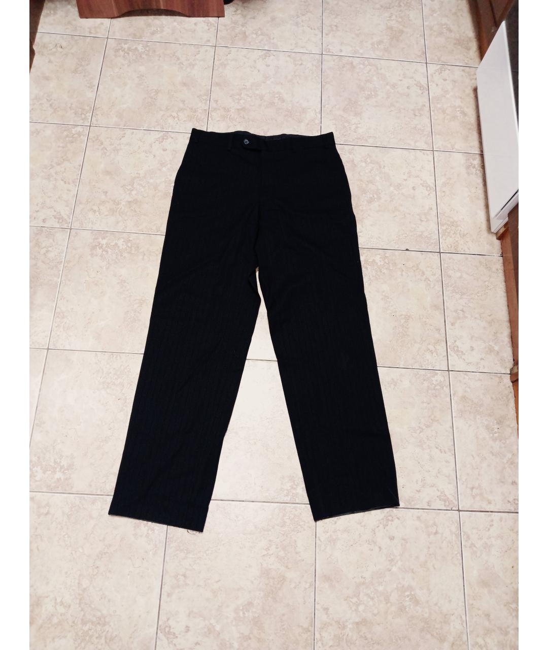 KARL LAGERFELD Черные вискозные классические брюки, фото 10