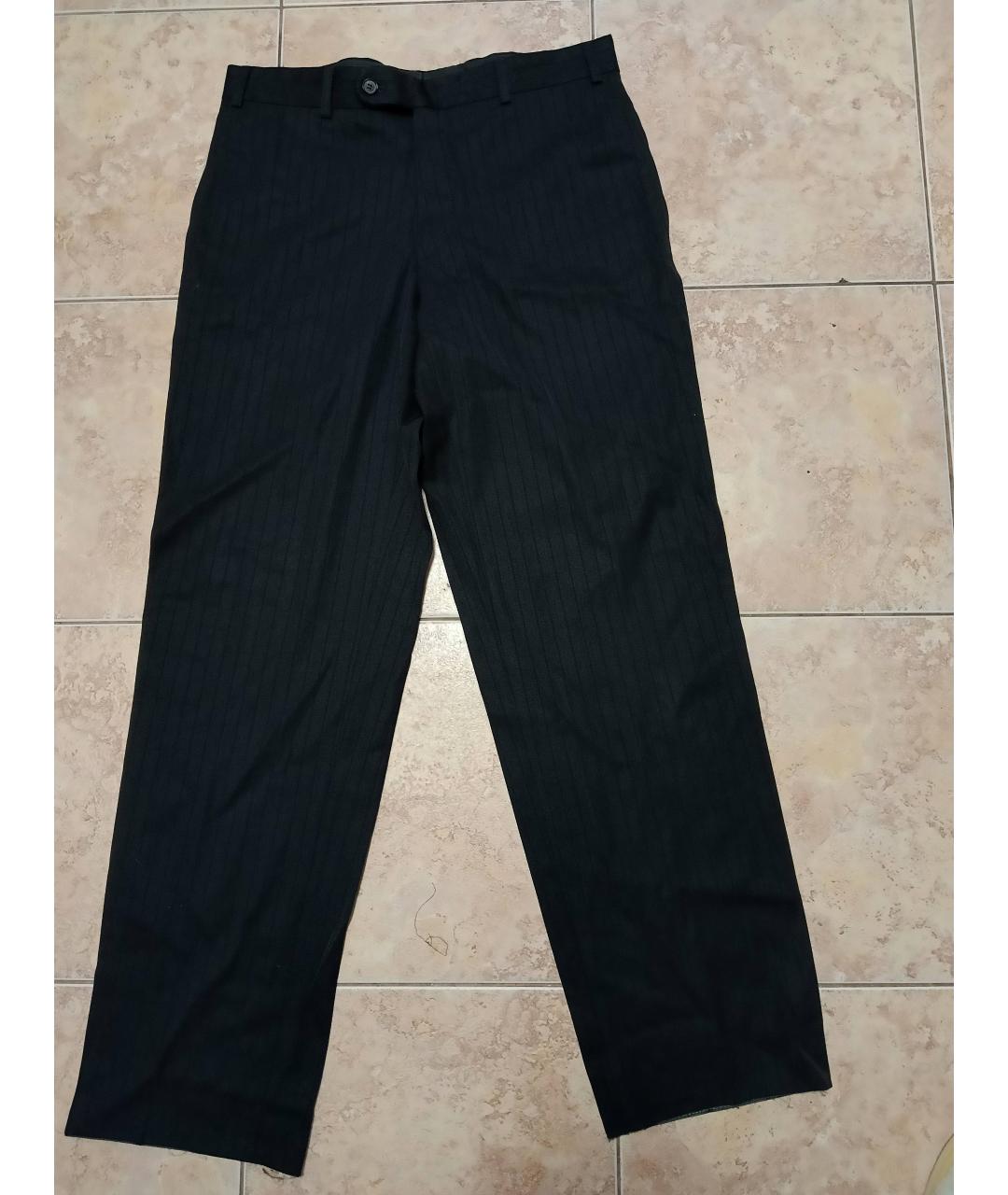 KARL LAGERFELD Черные вискозные классические брюки, фото 2