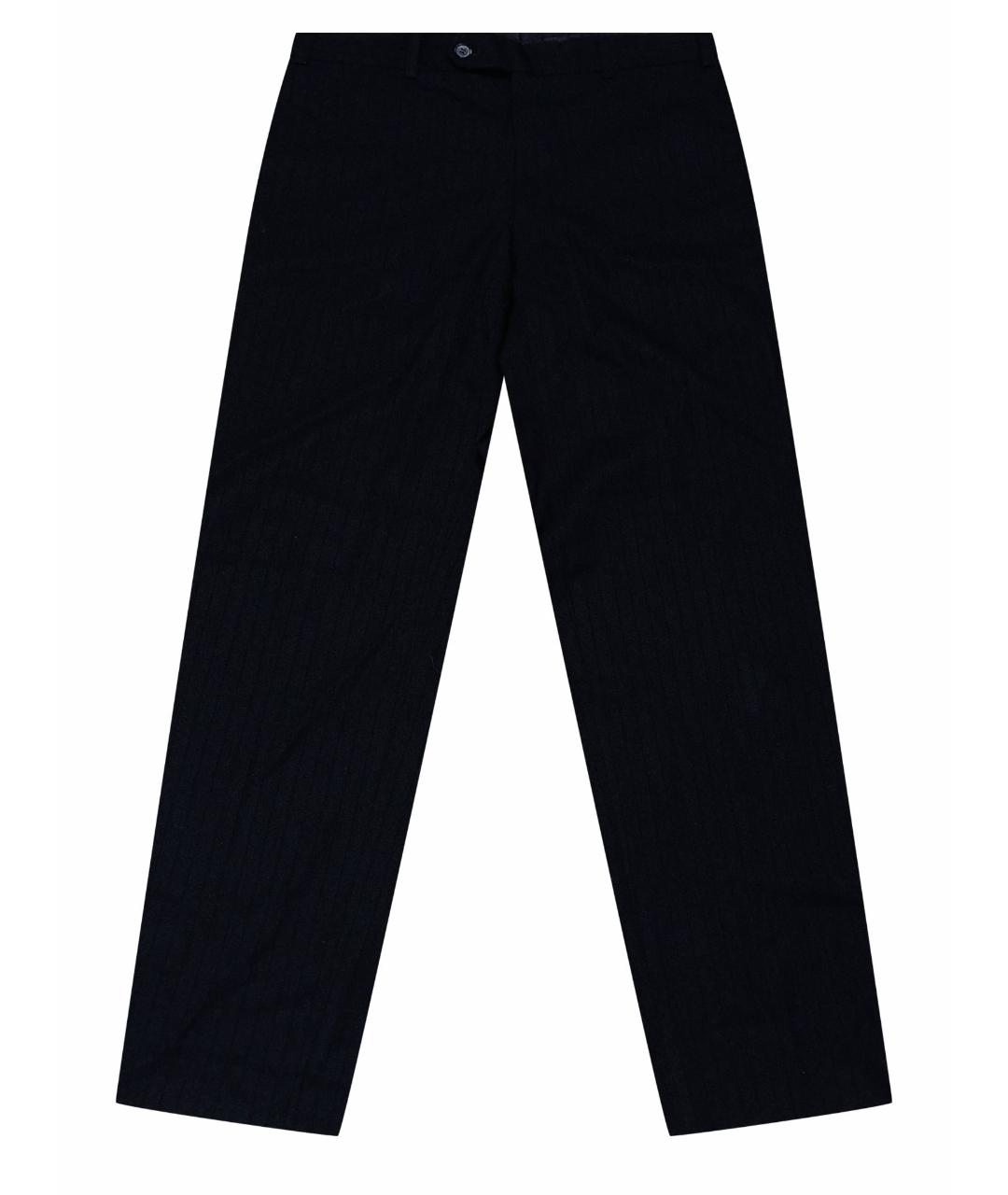 KARL LAGERFELD Черные вискозные классические брюки, фото 1
