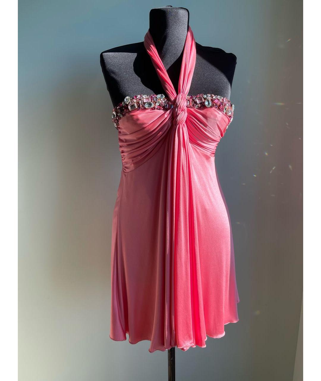 BLUMARINE Розовое вечернее платье, фото 6