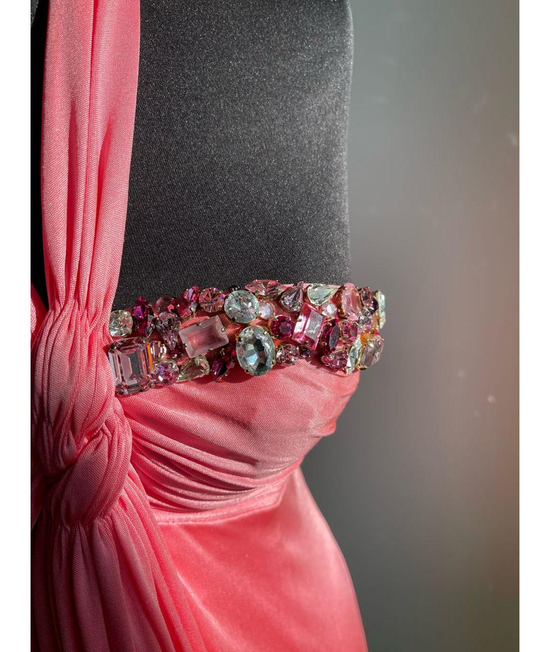 BLUMARINE Розовое вечернее платье, фото 7