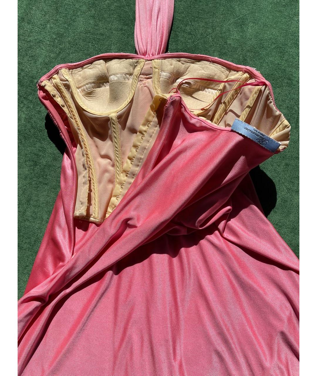 BLUMARINE Розовое вечернее платье, фото 3