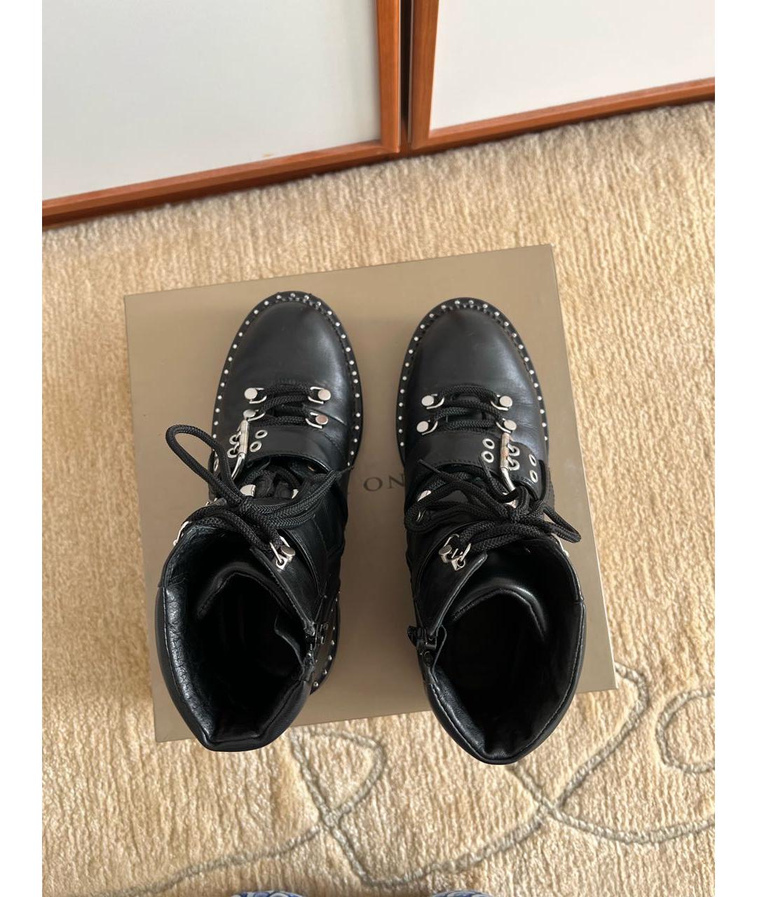 BRUNO PREMI Черные кожаные ботинки, фото 3