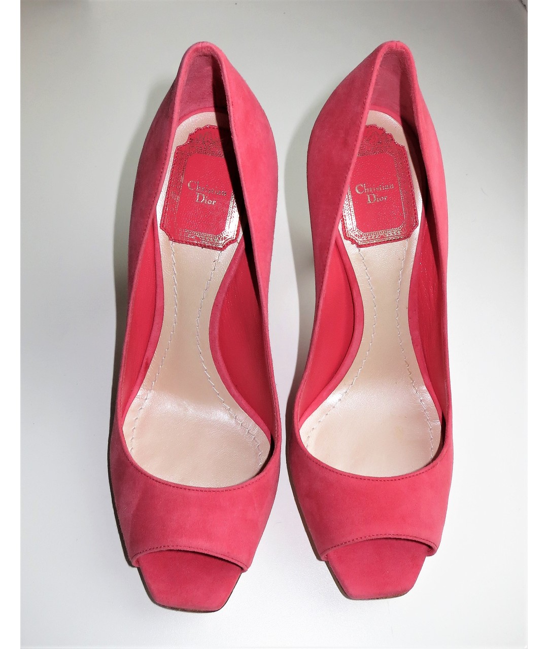 CHRISTIAN DIOR PRE-OWNED Розовые замшевые туфли, фото 2