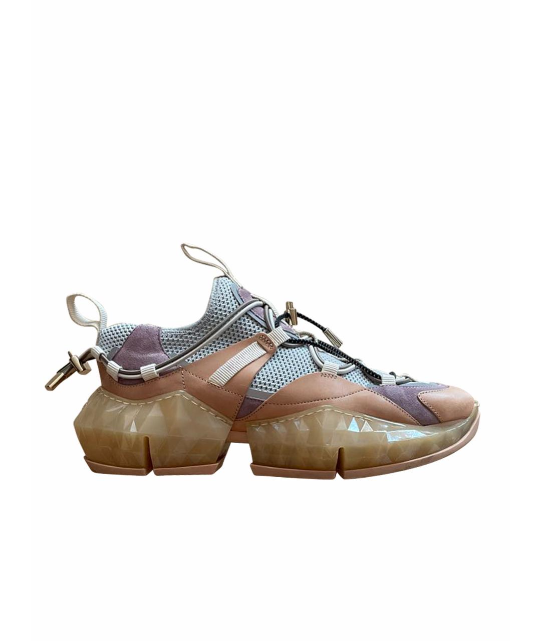 JIMMY CHOO Мульти кожаные кроссовки, фото 1