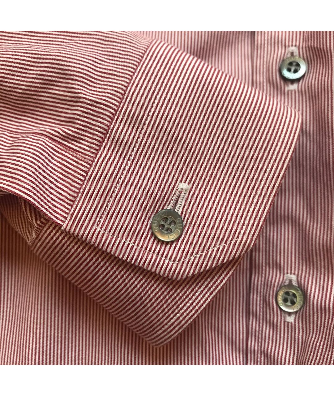 GUCCI Розовая хлопковая кэжуал рубашка, фото 4