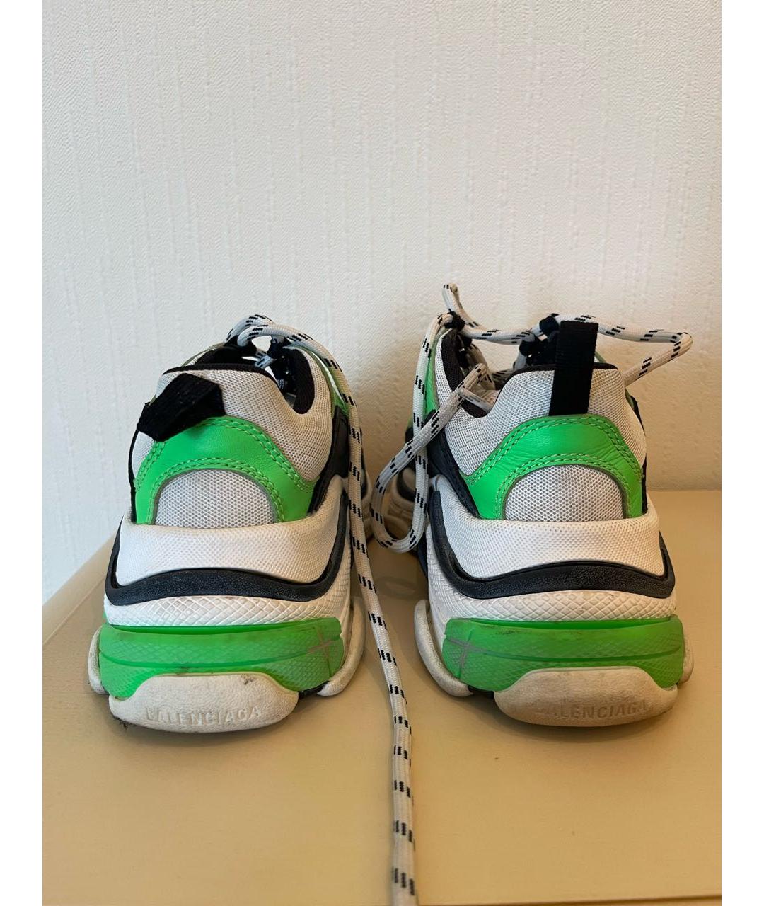 BALENCIAGA Зеленые кроссовки, фото 3