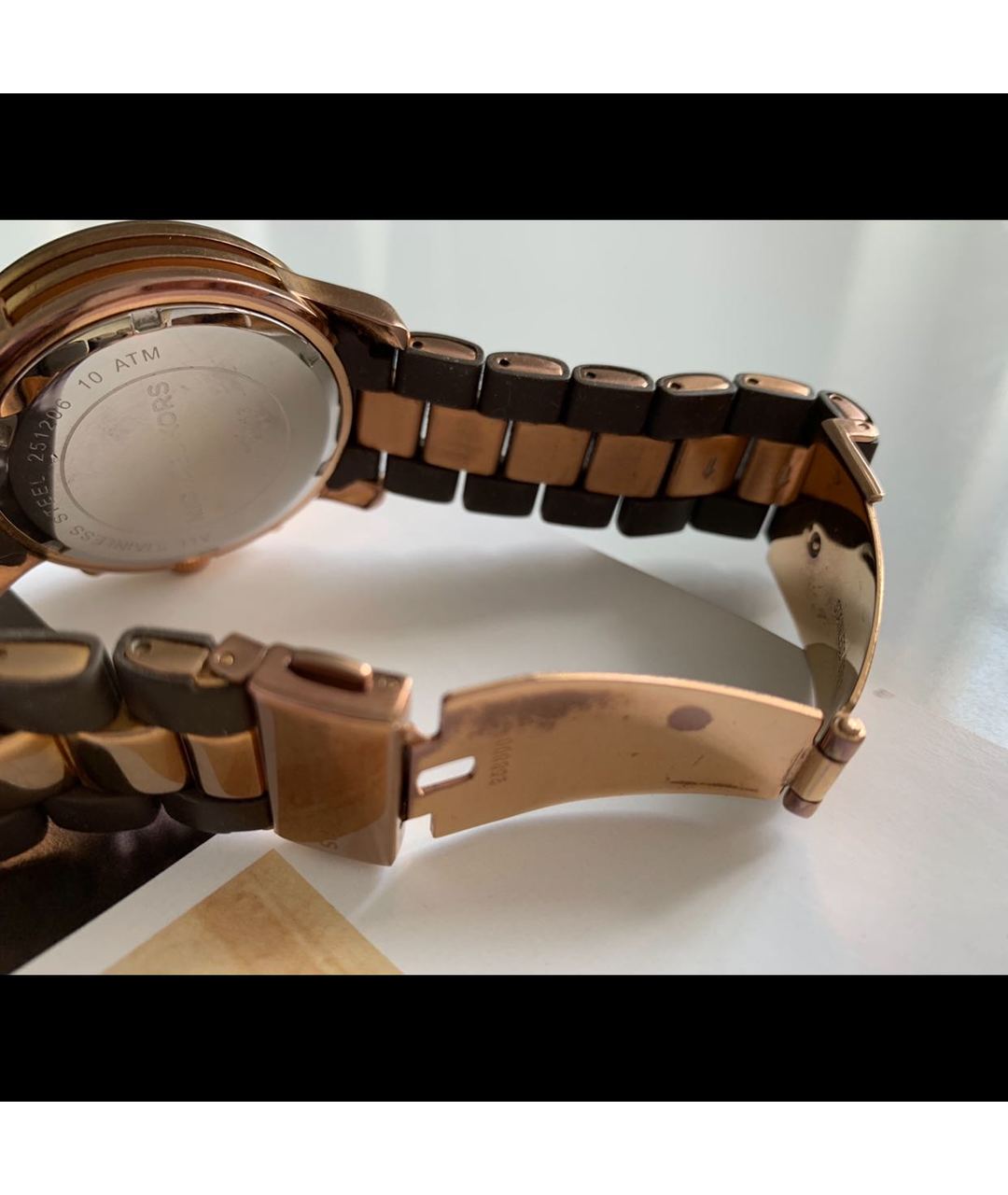 MICHAEL KORS Коричневые стальные часы, фото 5