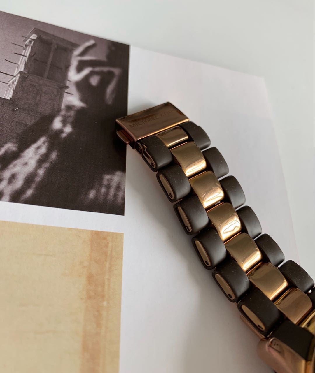 MICHAEL KORS Коричневые стальные часы, фото 4