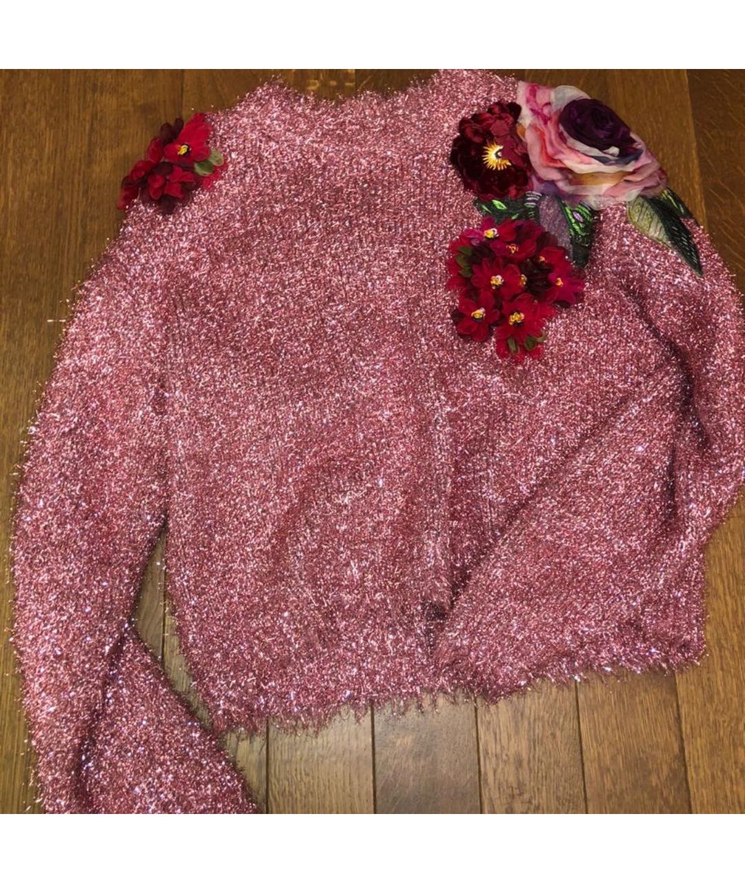 DOLCE&GABBANA Розовый джемпер / свитер, фото 2