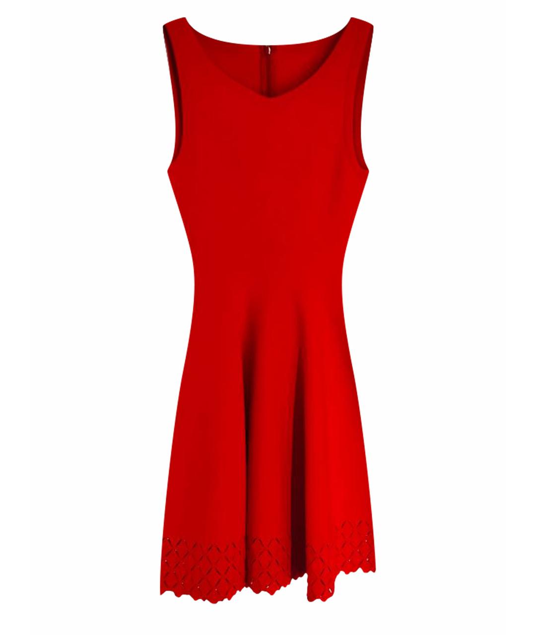 ALAIA Красное коктейльное платье, фото 1