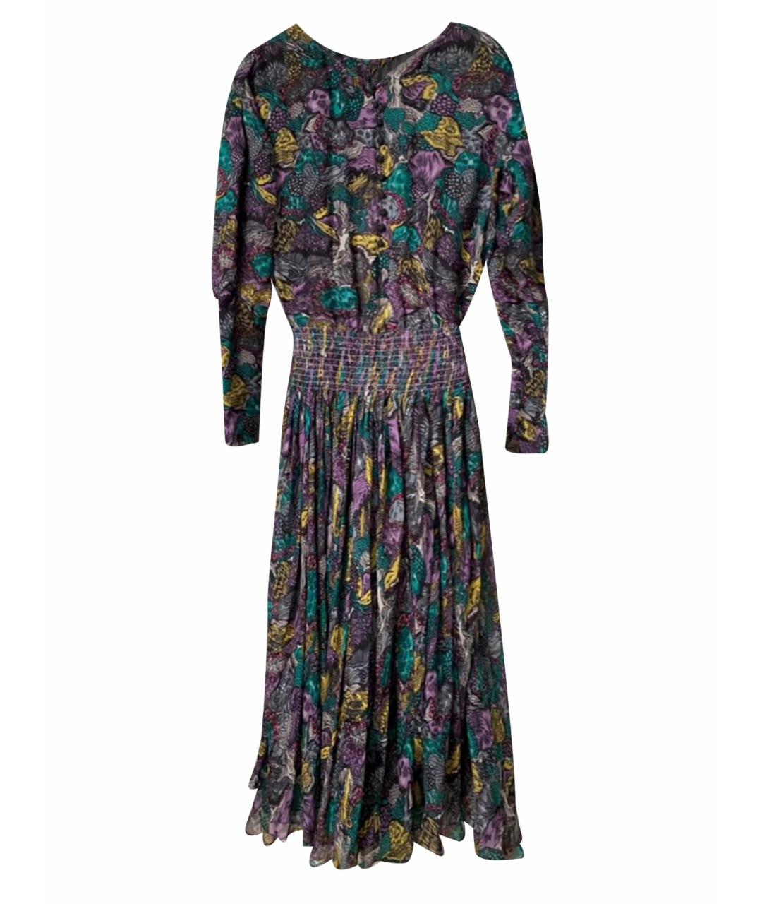 CHLOE Мульти шелковое платье, фото 1