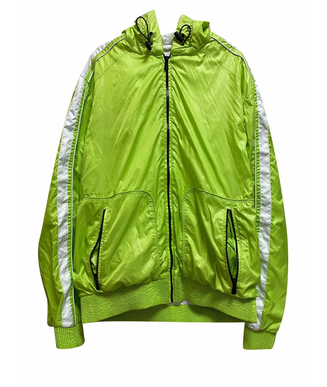 TRUSSARDI Салатовая полиамидовая спортивная куртка, фото 1