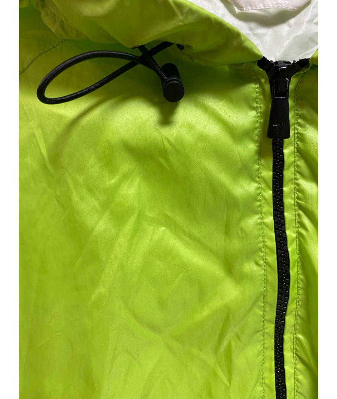 TRUSSARDI Салатовая полиамидовая спортивная куртка, фото 4