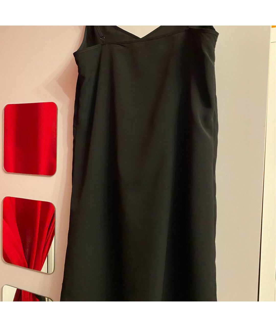 SANDRO Черное полиэстеровое платье, фото 3